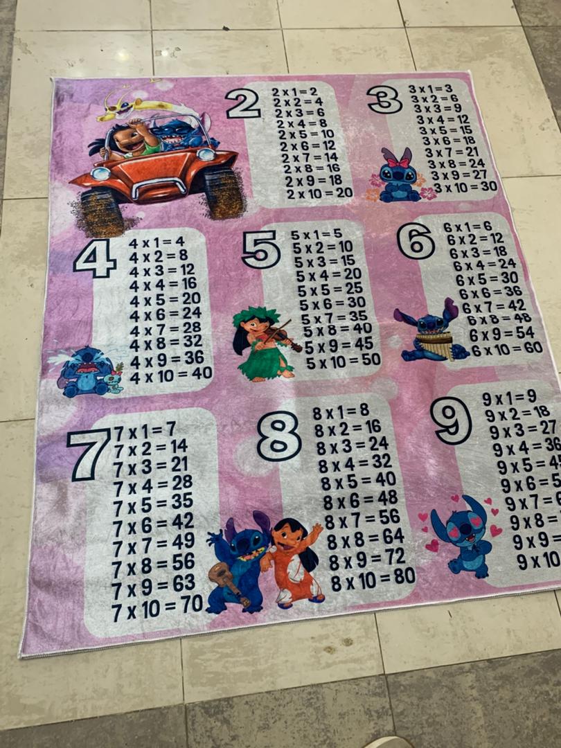 Tapis Chambre D’enfants avec des Motifs Éducatifs – بساط غرف الأطفال التعليمية