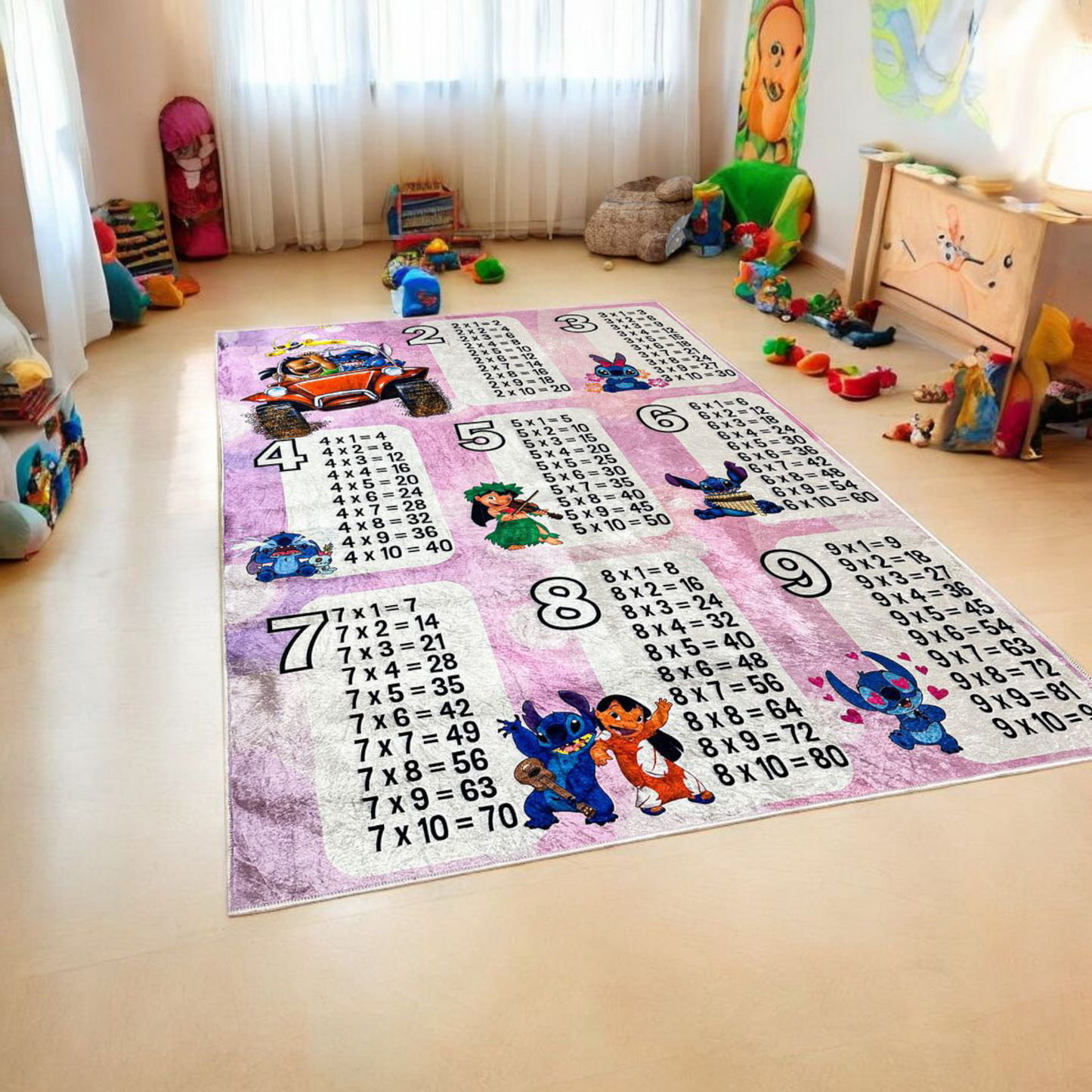 Tapis Chambre D’enfants avec des Motifs Éducatifs – بساط غرف الأطفال التعليمية