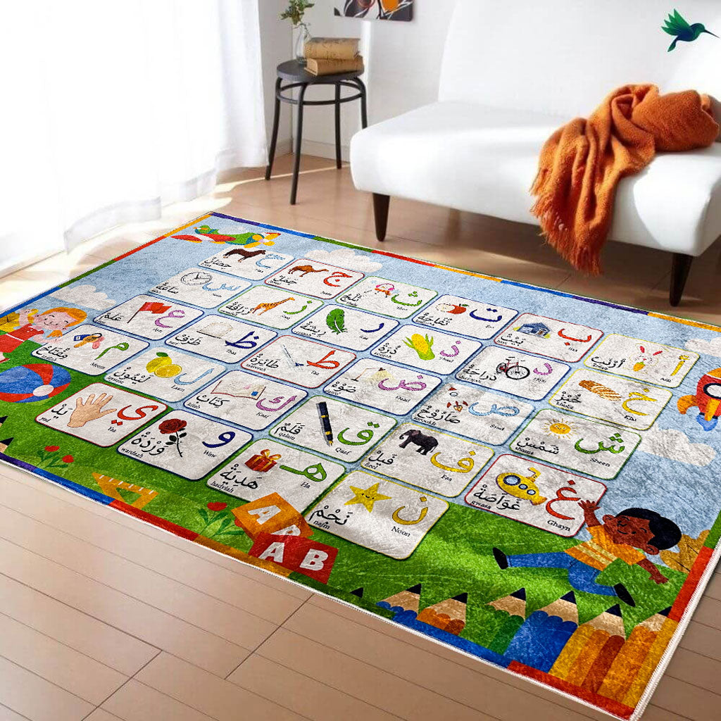 Tapis Chambre D’enfants avec des Motifs Éducatifs – بساط غرف الأطفال التعليمية